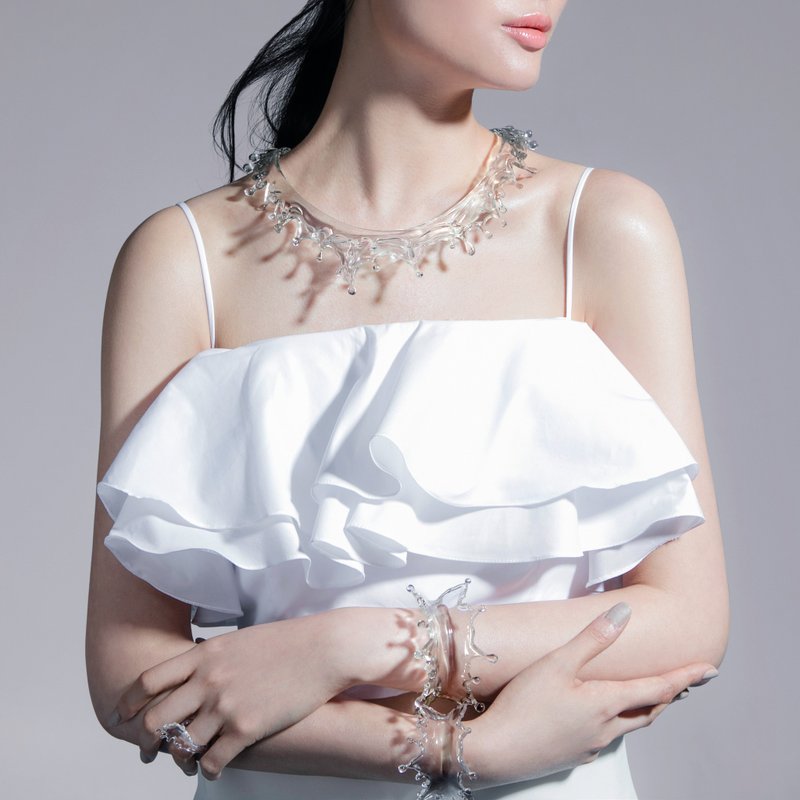 Spin Bracelet 透明水花手镯 - 手链/手环 - 压克力 透明