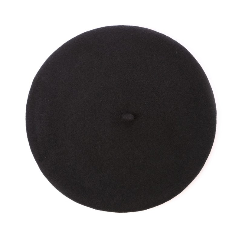 西班牙ELOSEGUI 男SUPER LUJO贝雷帽EL_LUJO334003天鹅绒黑 - 帽子 - 羊毛 