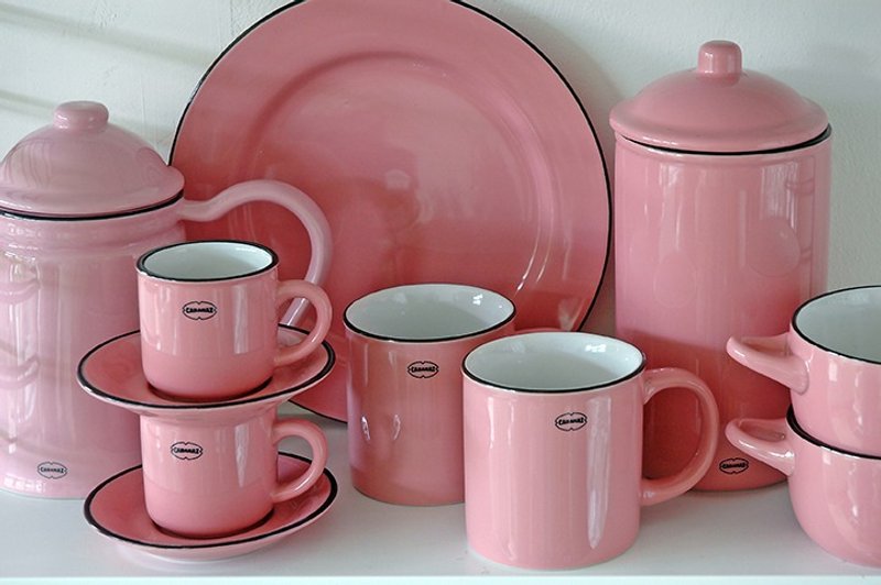 Cabanaz - TEA/COFFEE MUG 茶/咖啡马克杯 / 淡粉红色 - 咖啡杯/马克杯 - 瓷 粉红色