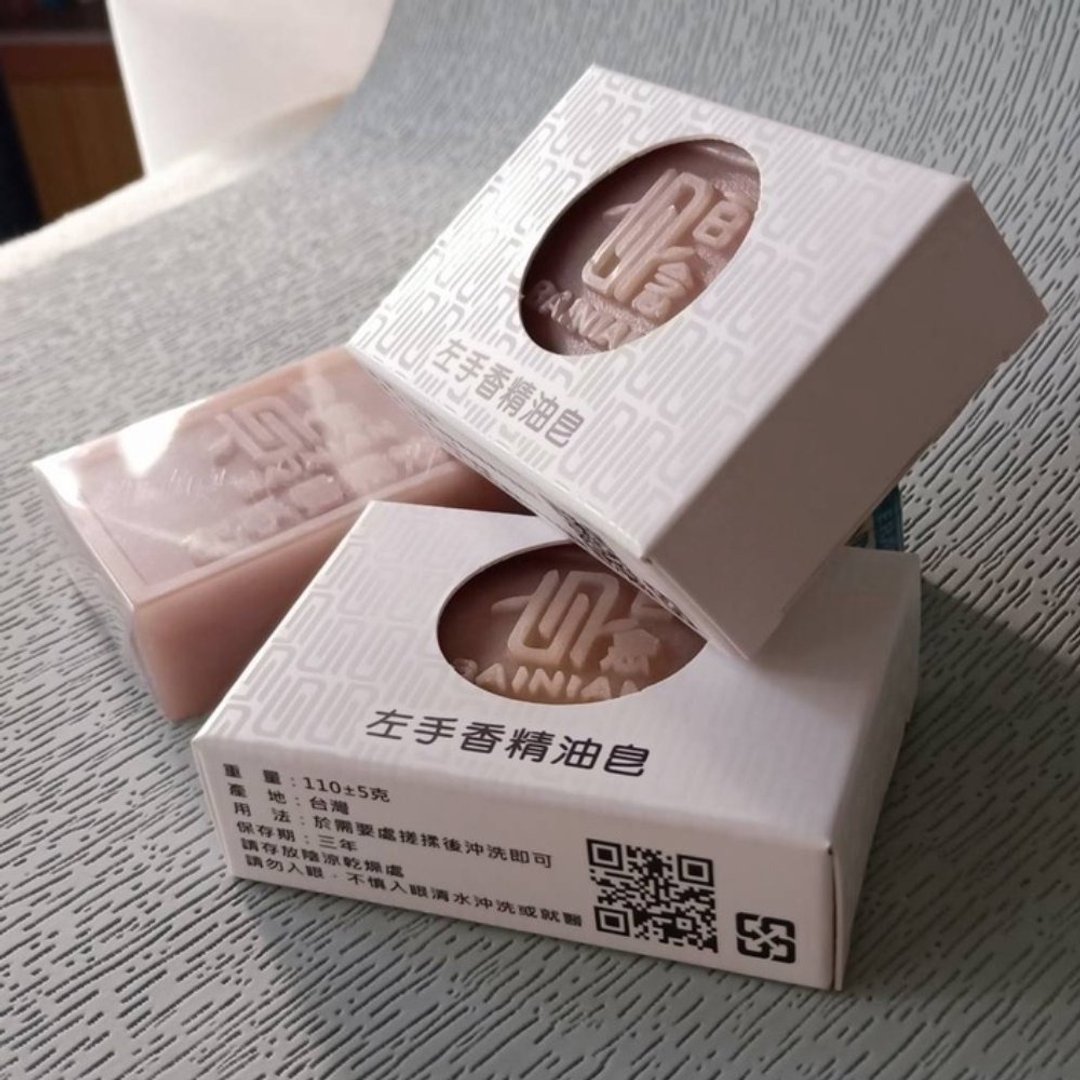 【左手香爷爷】左手香精油皂 110g/手工皂/精油/冬季洗不干涩 - 肥皂/手工皂 - 其他材质 