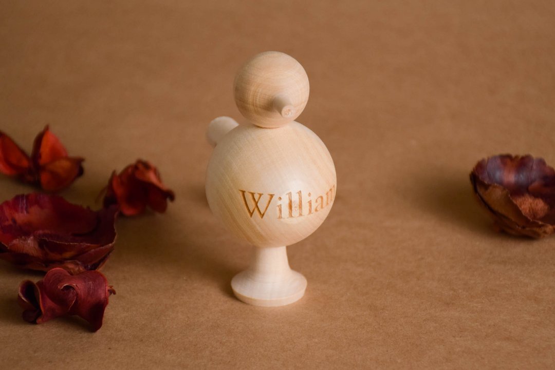 Gift for Kids Wooden Whistle Toy - 玩具/玩偶 - 木头 卡其色