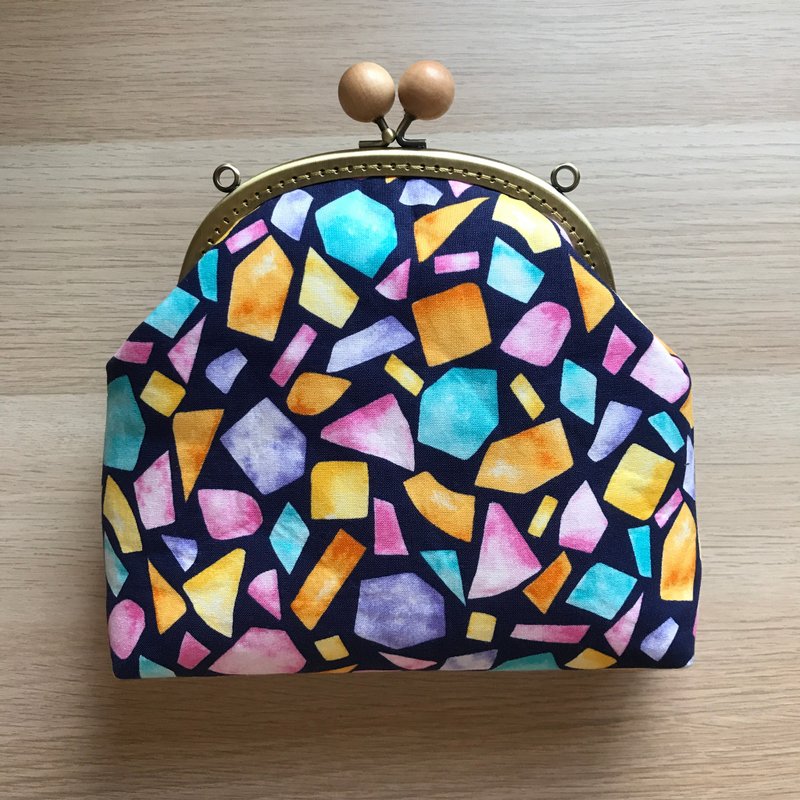 嘻嘻 ✿ 北欧风口金 口金包 / 肩背斜背小包 -- 人鱼宝石 - 侧背包/斜挎包 - 棉．麻 多色