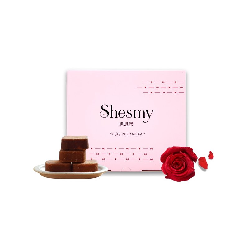 【暖宫秘方】Shesmy旭思蜜黑糖砖-玫瑰四物 - 茶 - 纸 粉红色