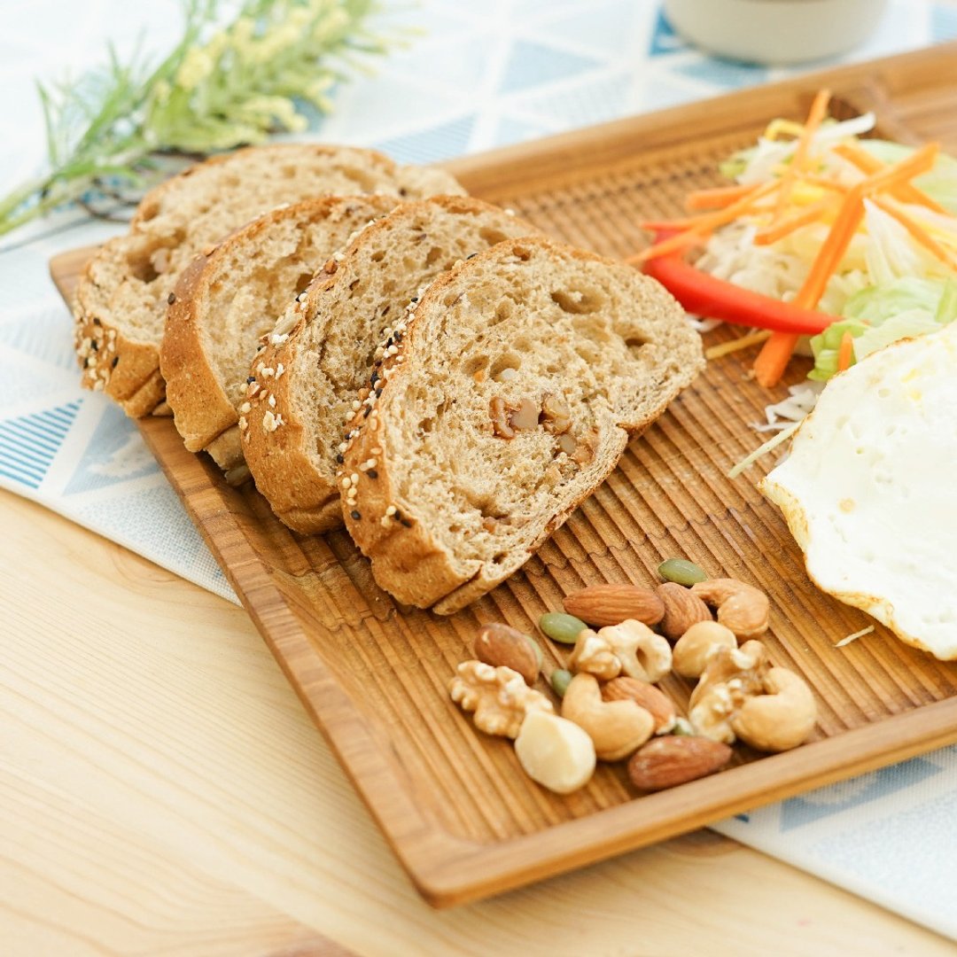 天然柚木早午餐盘-波点款35X24.5/露营野餐/餐盘/不上漆食用安心 - 盘子/餐盘/盘架 - 木头 咖啡色