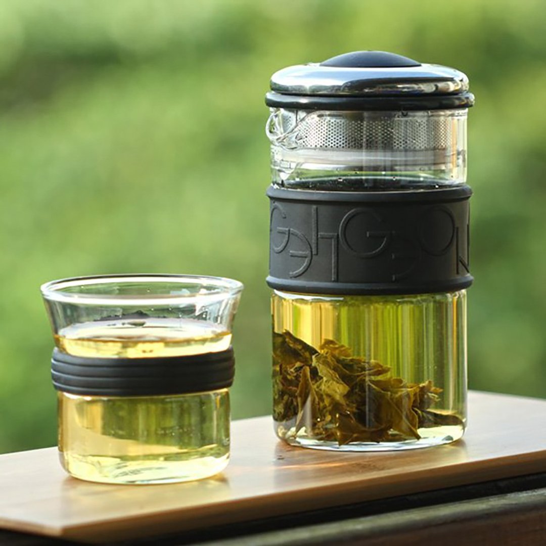 【台湾宜龙】便利时尚盖滤系列_滤泡壶_单壶400ml(五款颜色) - 茶具/茶杯 - 玻璃 多色