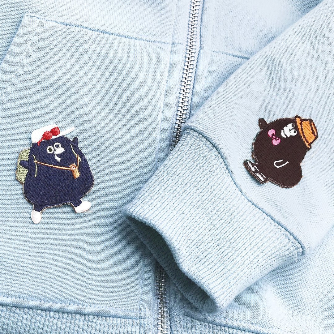 JzFun / 奥乐鸡 刺绣装饰贴二入组 - 其他 - 绣线 多色