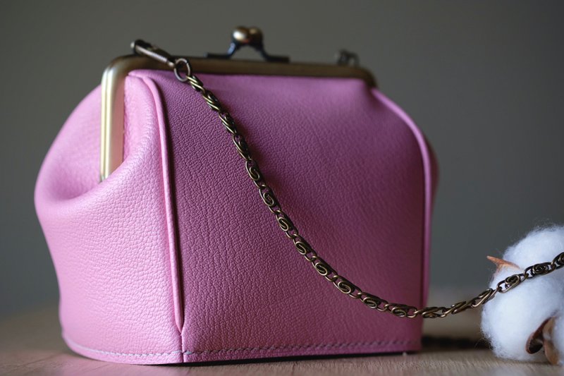 皇冠口金包 - 侧背包/斜挎包 - 真皮 多色