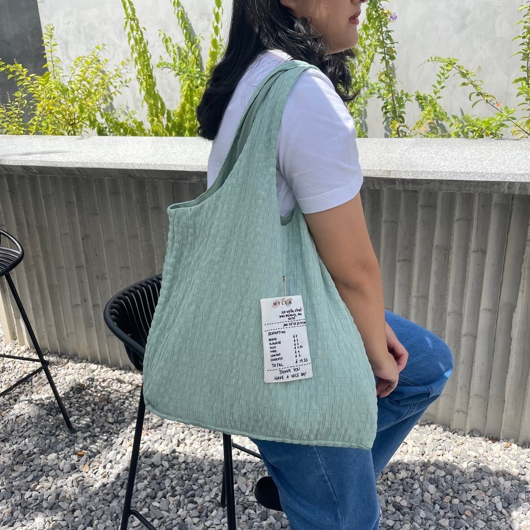 Wyllabrand Vacay tote bag Forest - 手提包/手提袋 - 其他材质 绿色