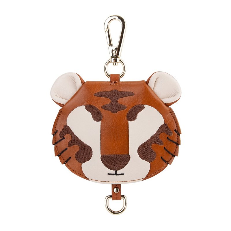 【钥匙包】老虎 Tito 造型动物钥匙包 | 生日礼 圣诞礼 质感配件 - 钥匙链/钥匙包 - 人造皮革 多色
