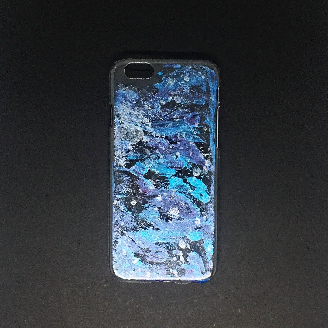 Acrylic 手绘抽象艺术手机壳 | iPhone 6/6s |  Lavender Dance - 手机壳/手机套 - 压克力 紫色
