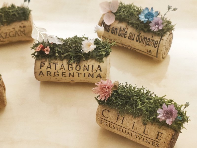 (独家)Sheer Whisper 絮语藏花_疗愈系小废物-软木塞干燥花小摆饰 - 干燥花/捧花 - 植物．花 绿色