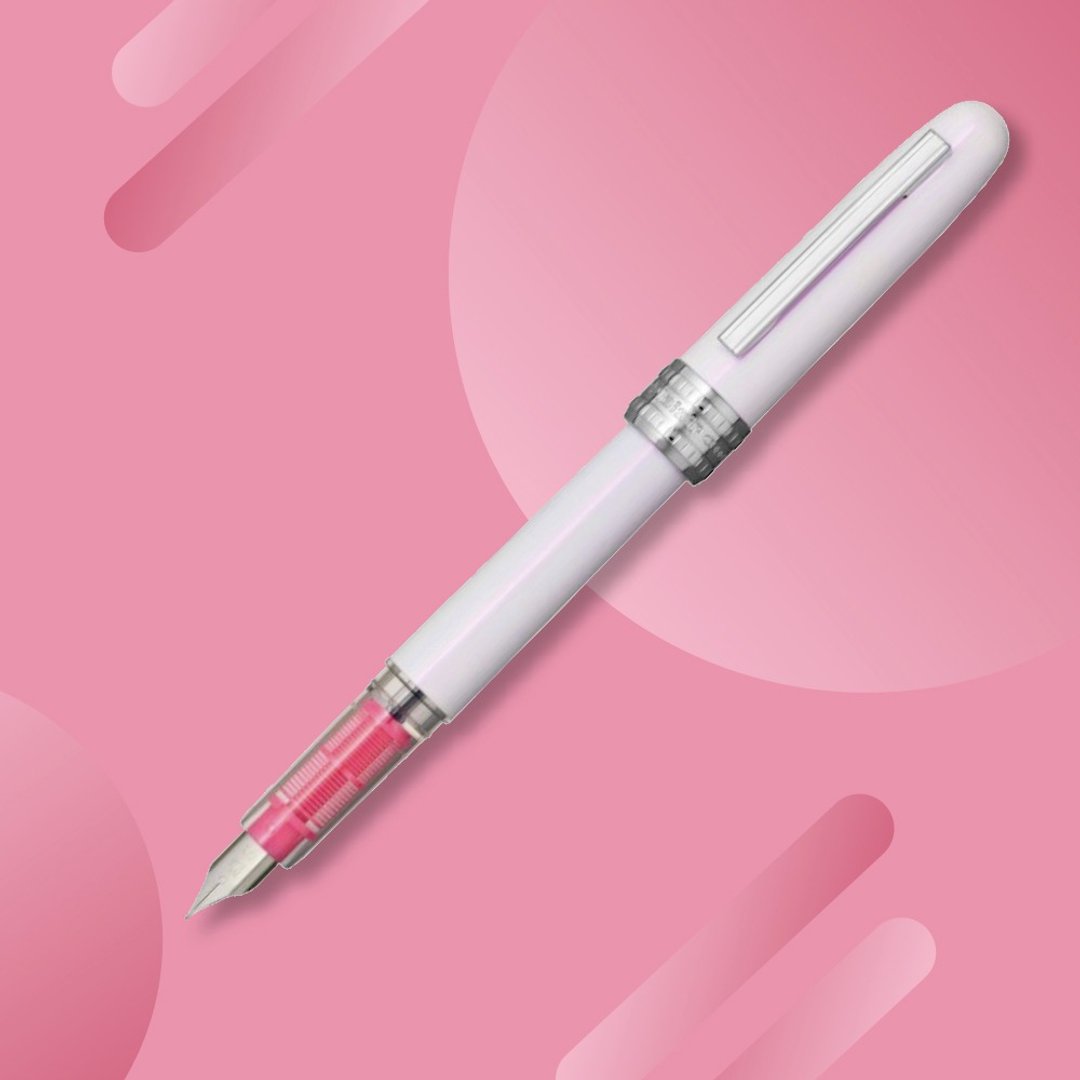 PLATINUM 白金 PLAISIR ARUA钢笔Merry Pink M尖 - 钢笔 - 其他材质 粉红色
