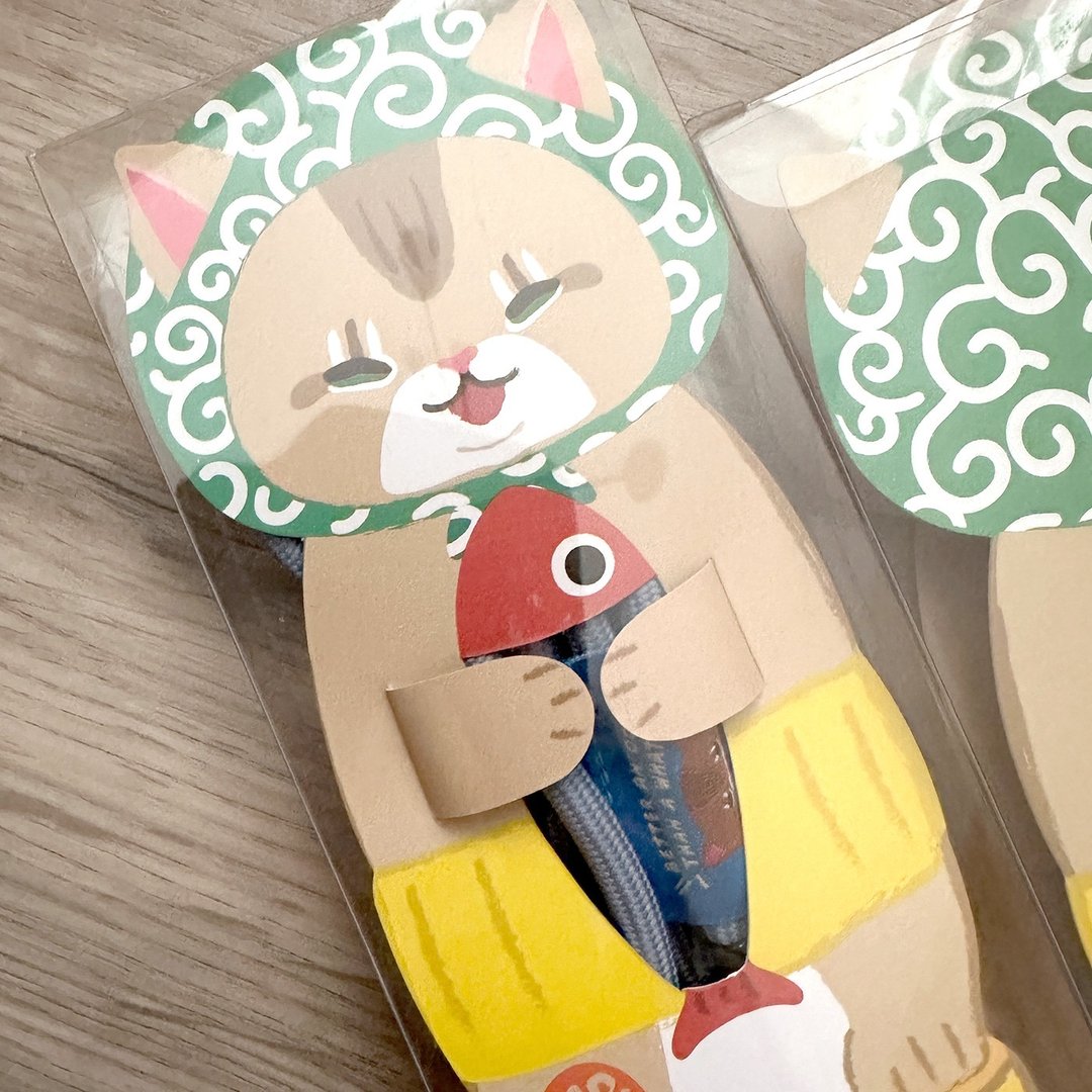 Oops Meow - 猫织唛黑色金属扣款8mm手机挂绳-共4色 - 挂绳/吊绳 - 尼龙 多色
