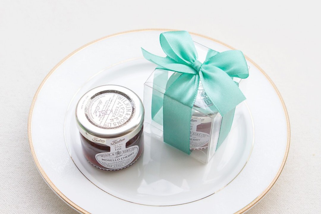 甜蜜蜜 透明盒装 英国Tiptree果酱小礼盒 (Tiffany缎带) - 果酱/抹酱 - 新鲜食材 蓝色