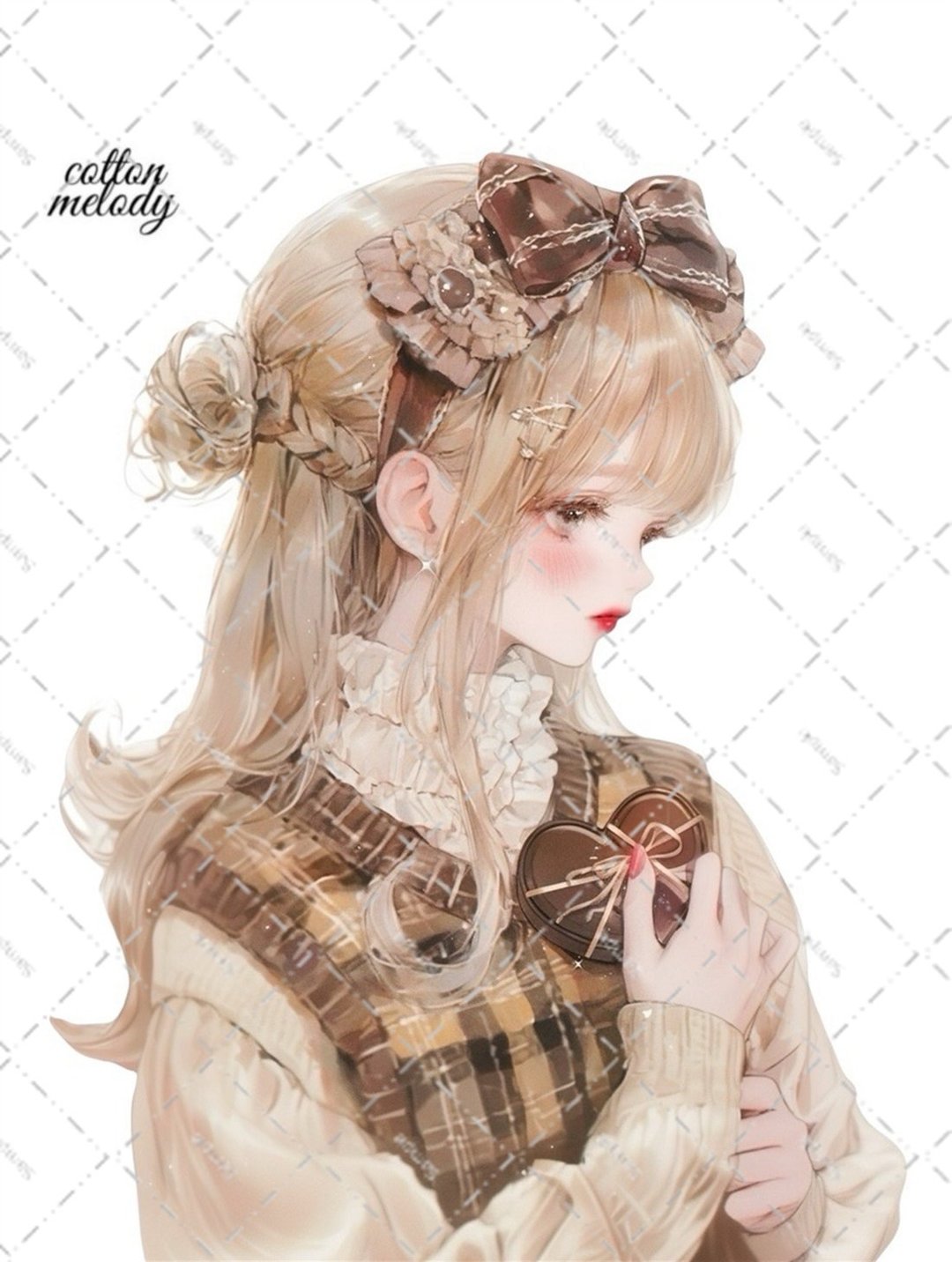 原创贴纸 no.7903 人物贴纸 原创贴纸 女孩贴纸 原创人物贴纸 - 贴纸 - 纸 