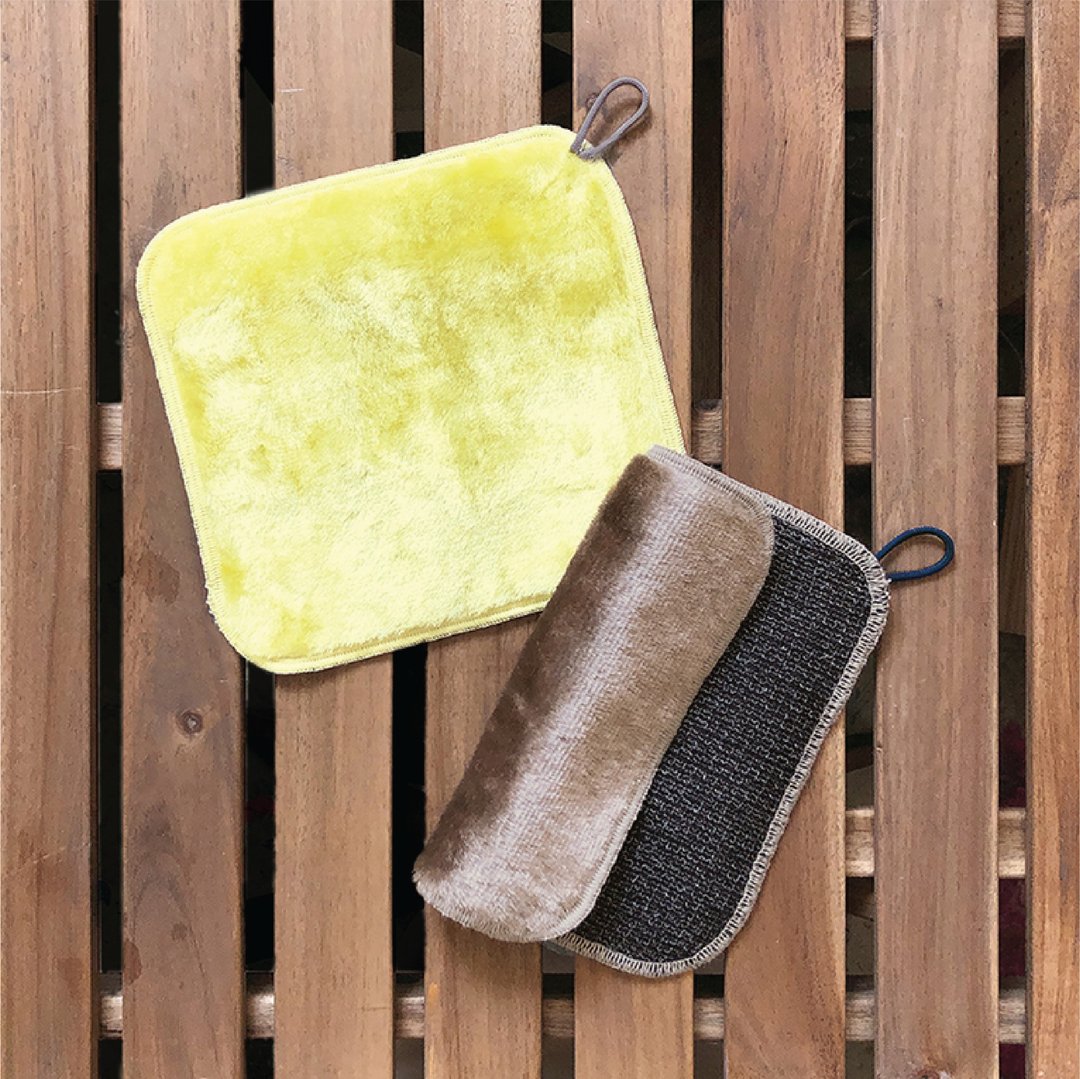 日本Decole 清洁用品 - 去油污万用布 - 手帕/方巾 - 棉 