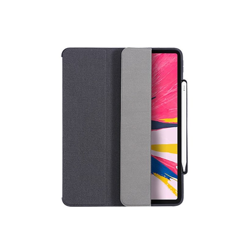 SIMPLE WEAR IPAD PRO 12.9寸 (2018) 专用 (4716779660692) - 平板/电脑保护壳 - 人造皮革 黑色