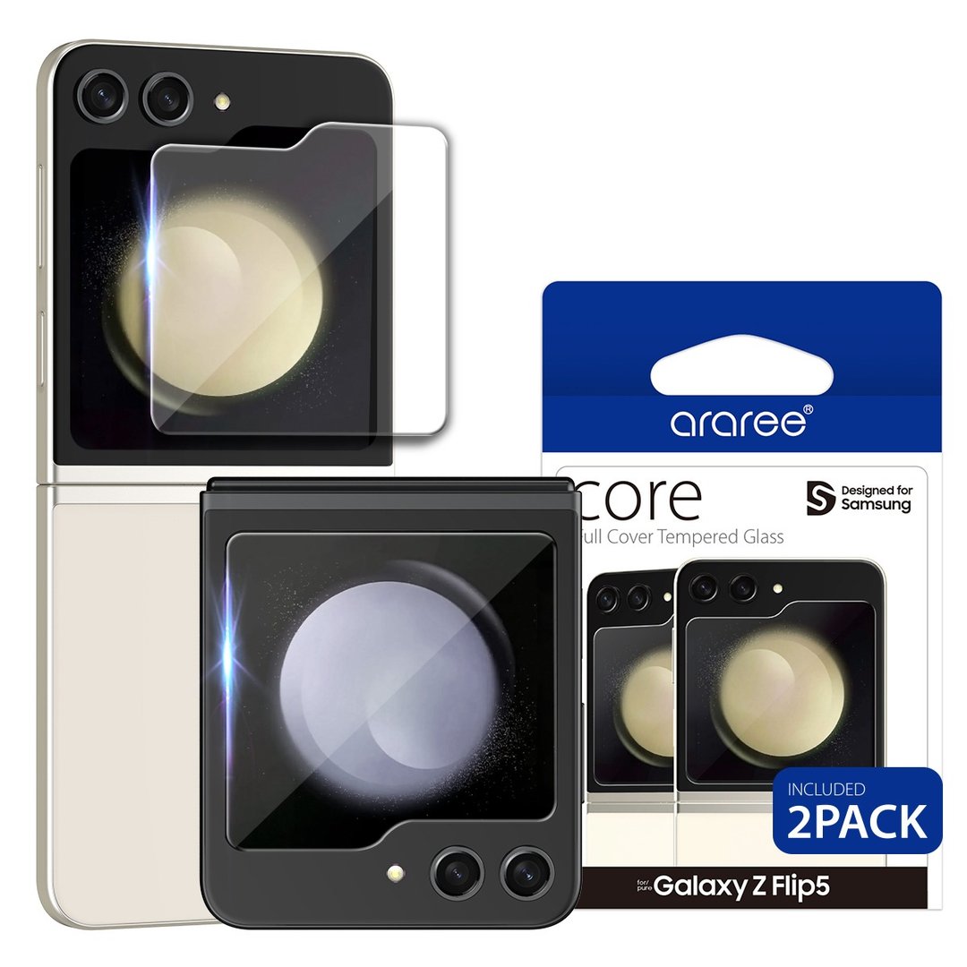 Araree – core保护贴适用于Samsung Galaxy Z FLIP5 (2张) - 手机配件 - 其他材质 