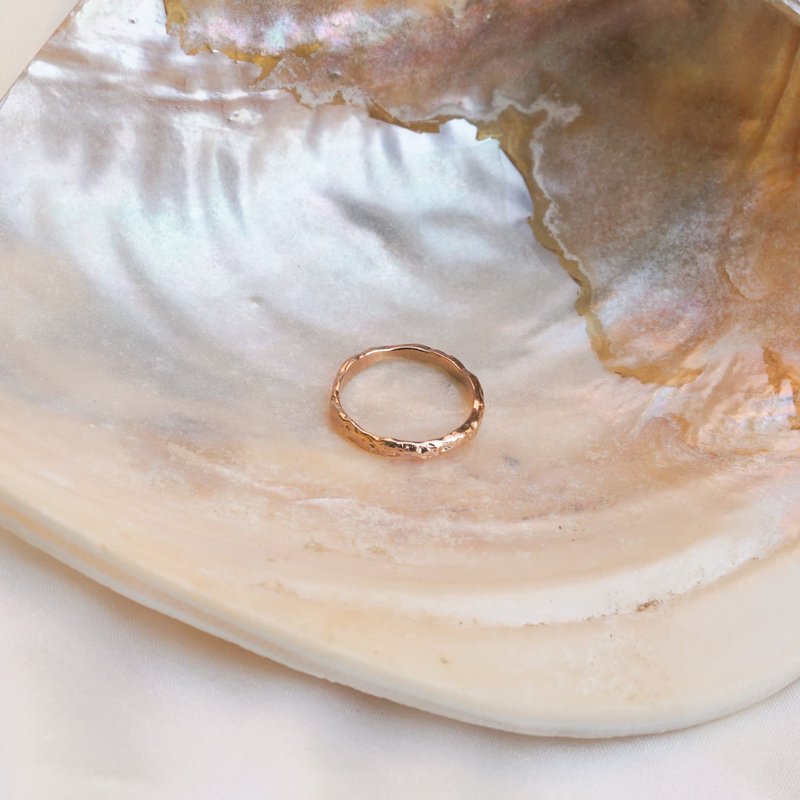 Simple sand ring - 戒指 - 铜/黄铜 