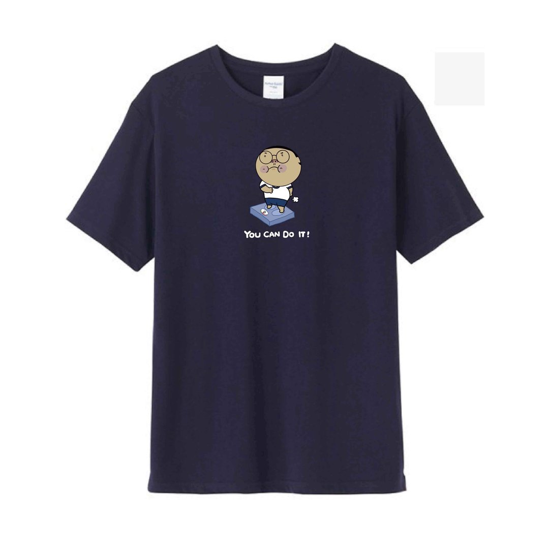 YOU CAN DO IT / 插画 T 恤  T-SHIRT  夏季短袖 纯棉 上衣 - 男装上衣/T 恤 - 棉 多色