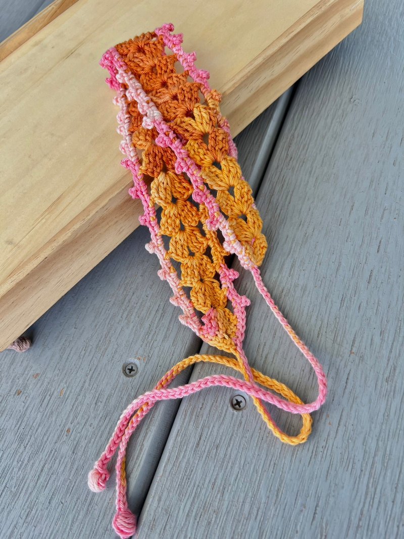 手工毛线编织∣编织发带∣蕾之物语 - 发带/发箍 - 棉．麻 多色