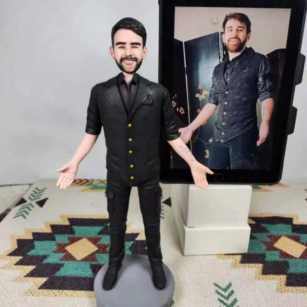 客制化人物公仔 人偶 3D人像画 似颜绘 肖像 定制 生日 纪念 礼物 - 玩偶/公仔 - 粘土 多色