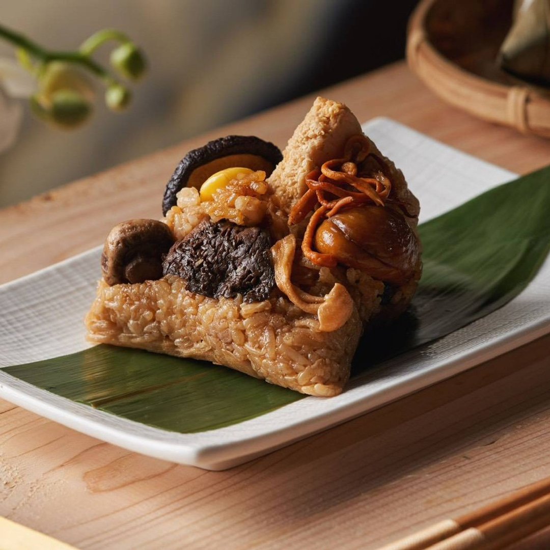 【圆山大饭店】羊肚菌群菇素粽6入(素) - 五谷杂粮/米 - 其他材质 白色