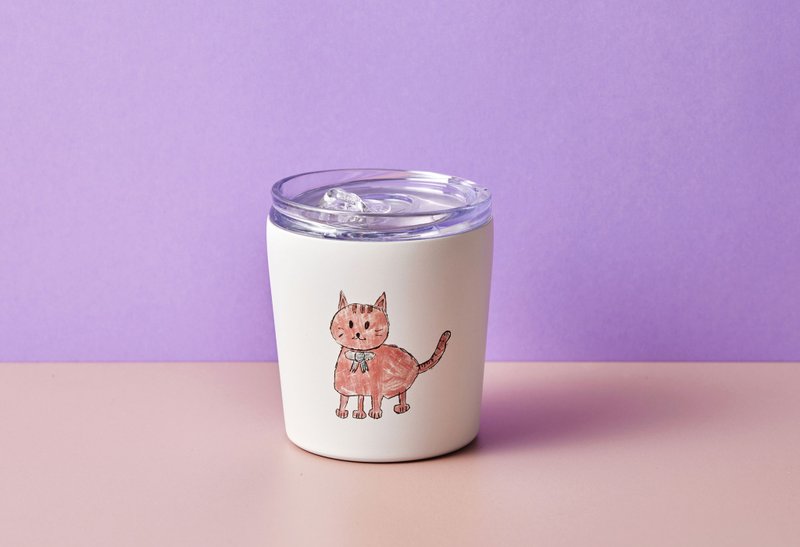耍废小猫随行杯(240ml) - 其他杯子 - 不锈钢 