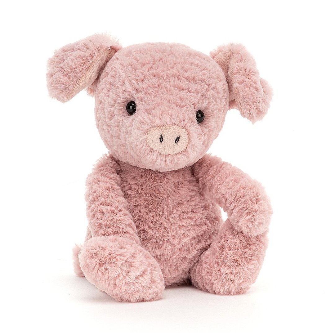 Tumbletuft Pig 卷卷毛 小猪 20cm - 玩偶/公仔 - 聚酯纤维 粉红色