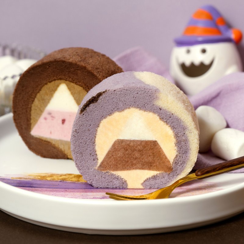 巧克力棉花糖雪糕卷 - 蛋糕/甜点 - 其他材质 紫色