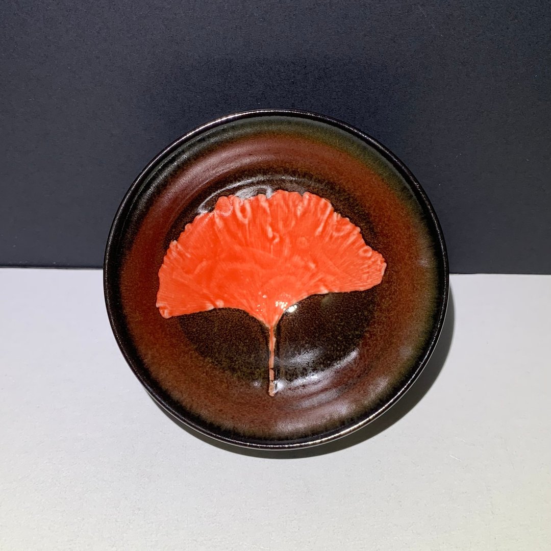 木叶天目圆杯 80ml 邱毓宁 莺歌烧 B2-02 - 茶具/茶杯 - 瓷 黑色