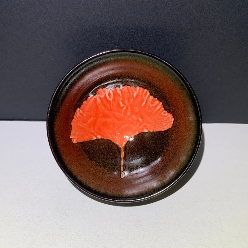 木叶天目圆杯 80ml 邱毓宁 莺歌烧 B2-02 - 茶具/茶杯 - 瓷 黑色