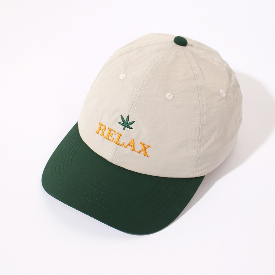 恶搞款 RELAX放松 轻薄防拨水拼色帽 - 帽子 - 聚酯纤维 多色