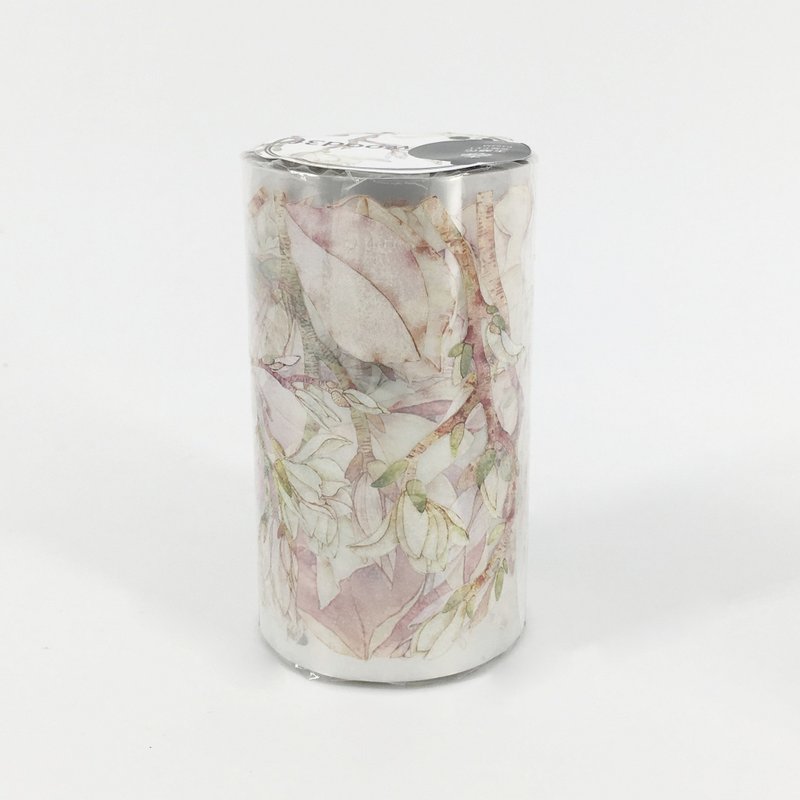 玉兰花 Magnolia / 纸胶带 Masking Tape - 纸胶带 - 塑料 白色