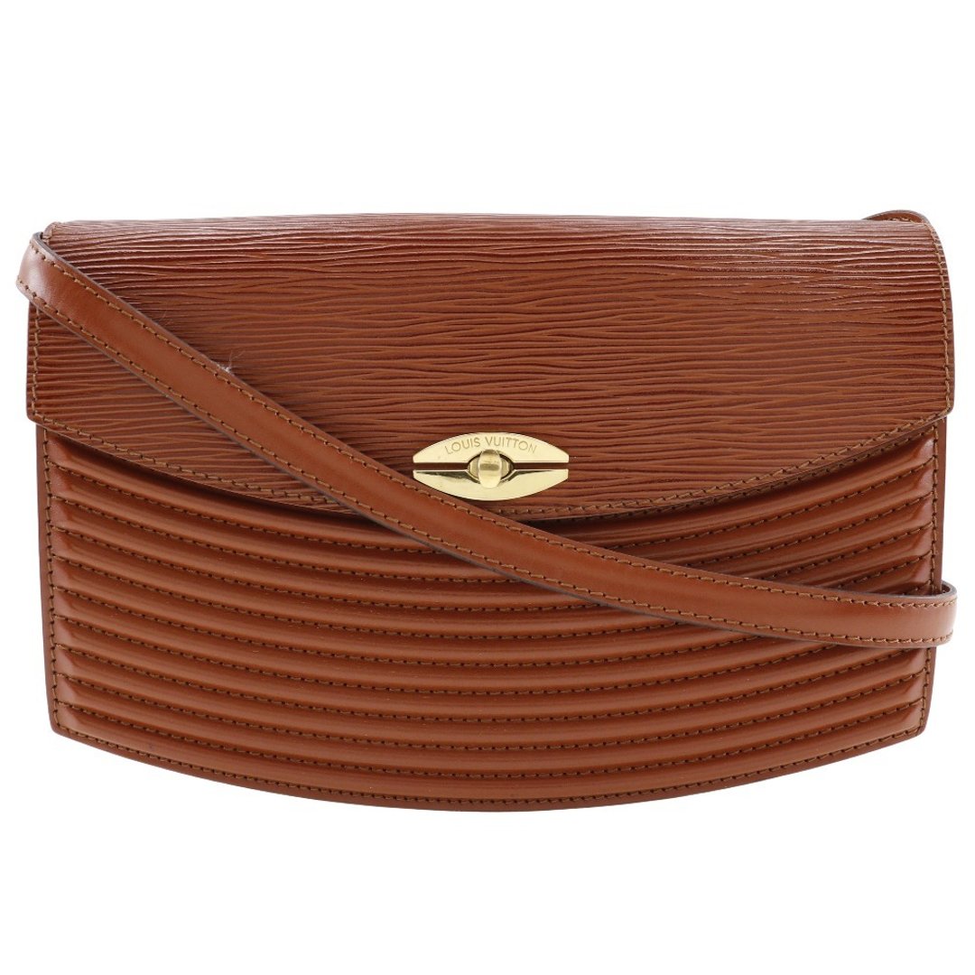【日本直送】路易威登 LOUIS VUITTON PLEVOUR 肩背包 2WAY 手拿包 M52563 Epi 皮革 肯尼亚棕 女性【二手】 - 侧背包/斜挎包 - 真皮 咖啡色