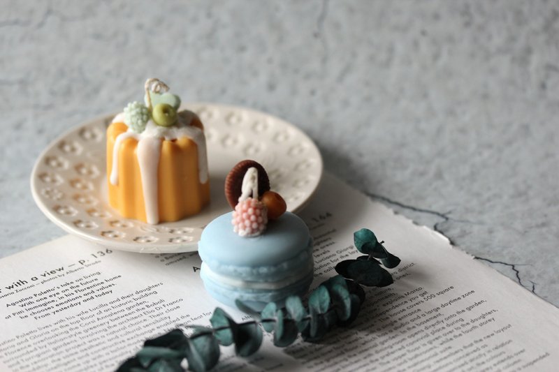 台北甜点蜡烛体验课程 1人开班 马卡龙蜡烛 可丽露蜡烛 - 蜡烛/香氛 - 蜡 