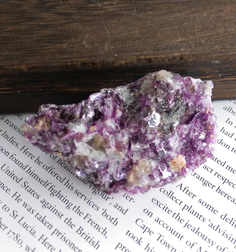 Lepidolite 坦桑尼亚产地 紫锂云母 锂云母 鳞云母 天然矿石 原矿 - 摆饰 - 其他材质 