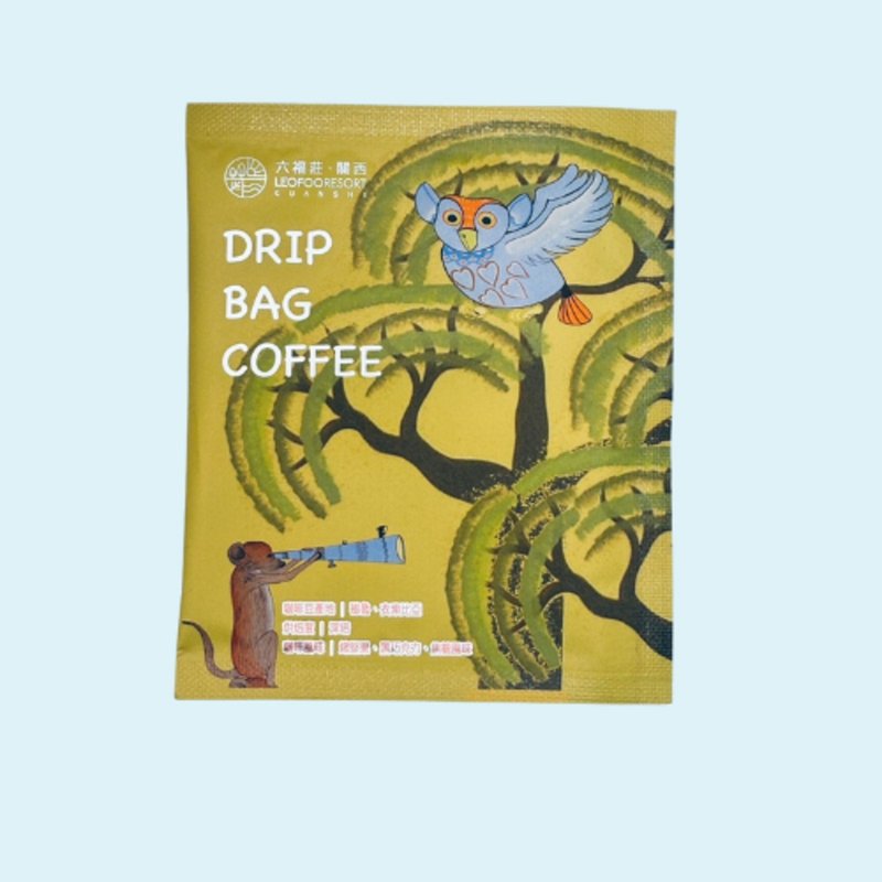 六福村x六福庄 滤挂咖啡 非洲艺术狐蒙10gx5包 无盒 官方直营 - 咖啡 - 纸 多色