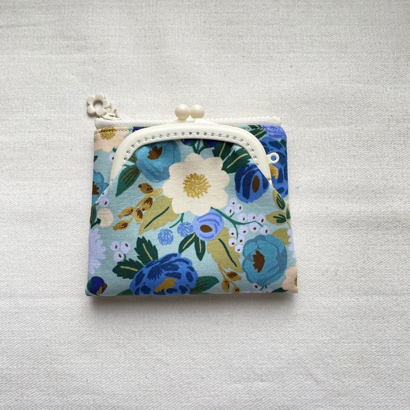 宫廷风情口金拉链2用包升级版2.0 - 皮夹/钱包 - 棉．麻 