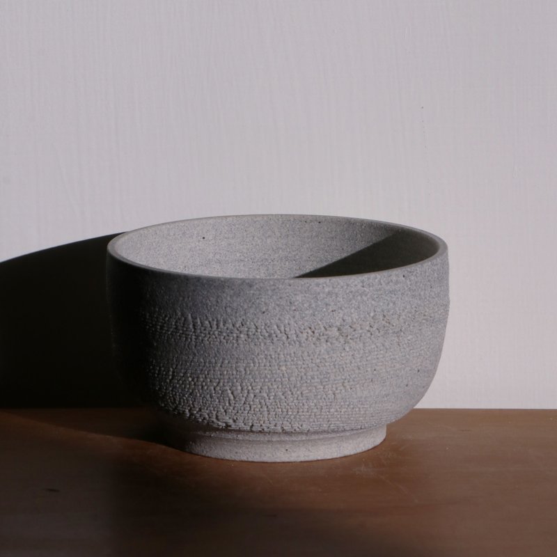 裂纹花岗岩盆器 - 植栽/盆栽 - 陶 灰色