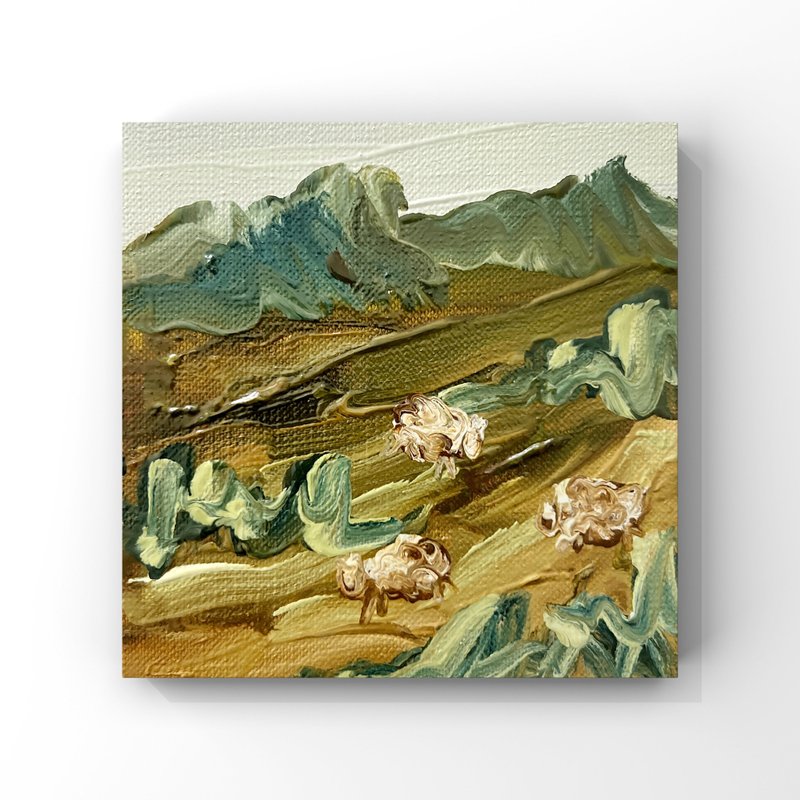 苏格兰风景画苏格兰高地艺术羊牧场放牧艺术品 - 海报/装饰画/版画 - 其他材质 多色