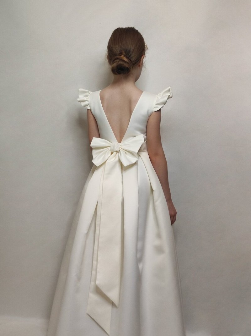 手工公主缎花童礼服 - 童装礼服/连衣裙 - 其他材质 多色