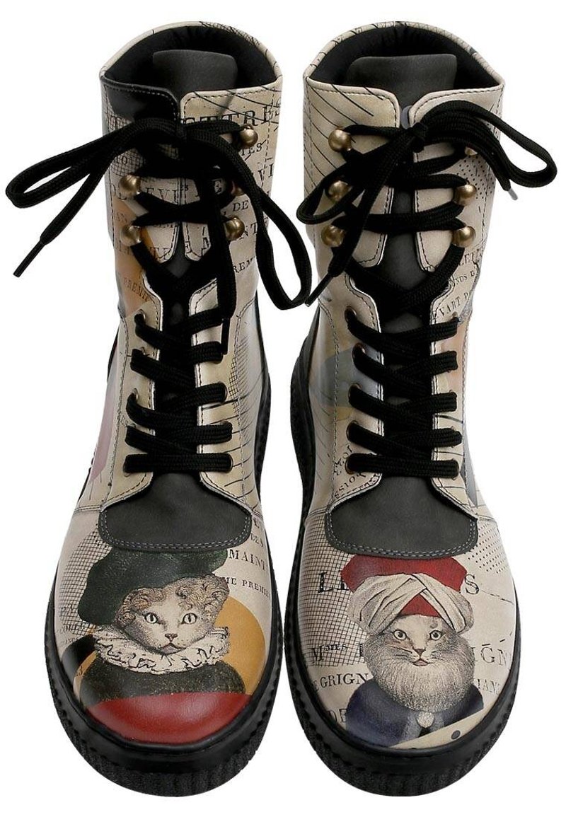 【节日最新穿搭】英伦风高贵猫猫短靴 冬季 换新 猫咪 女鞋 旅行 - 女款休闲鞋 - 其他人造纤维 多色