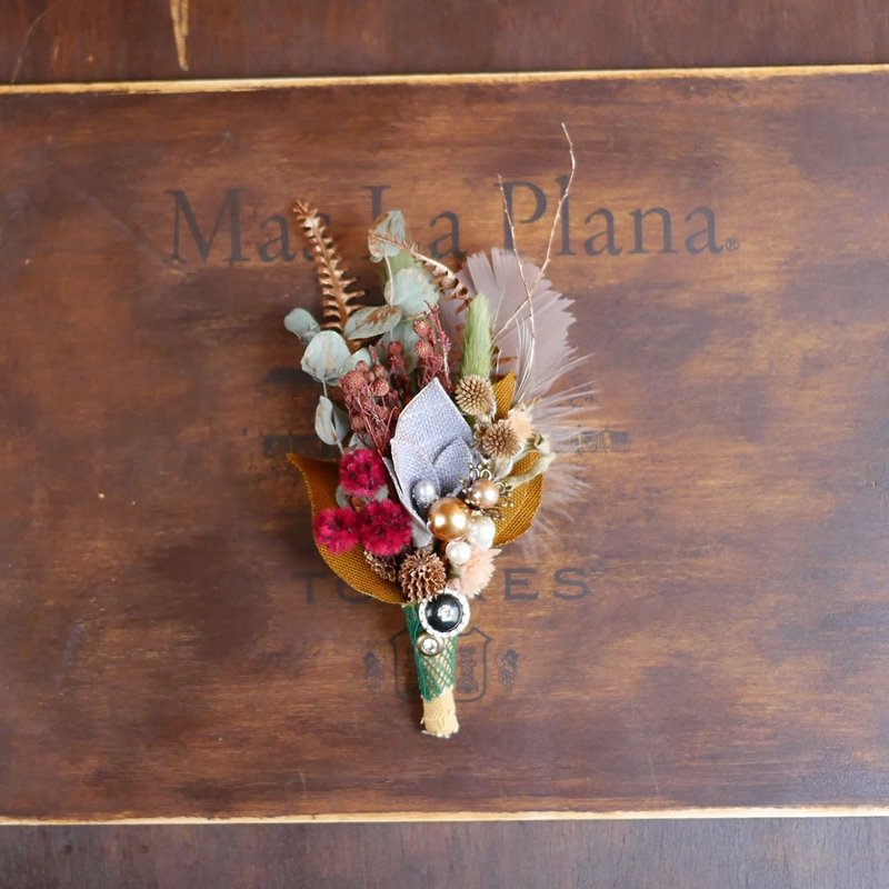 黑法师2020新款│复古古董款胸花XIII for Angela下单 - 胸花/手腕花 - 其他材质 多色