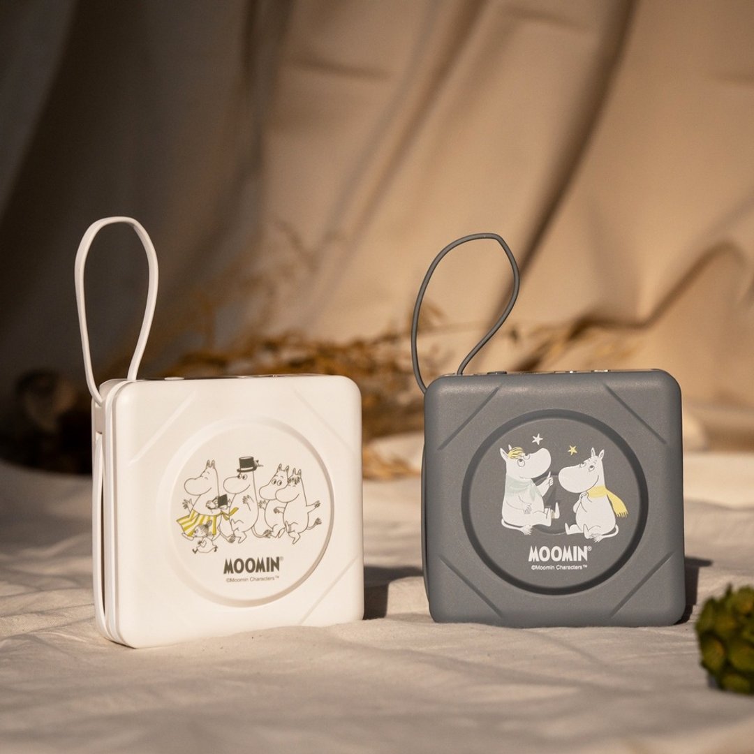 【Moomin噜噜米姆明】10000mAh 多功能无线快充行动电源 毕业礼物 - 充电宝/传输线 - 其他材质 多色