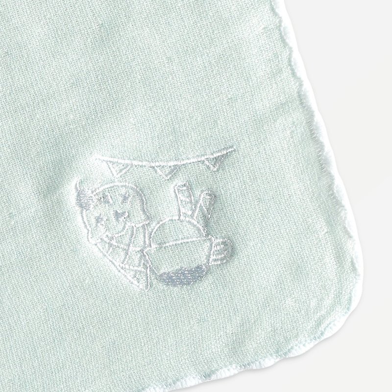 小时光纱布小手巾-冰淇淋 - 围嘴/口水巾 - 棉．麻 