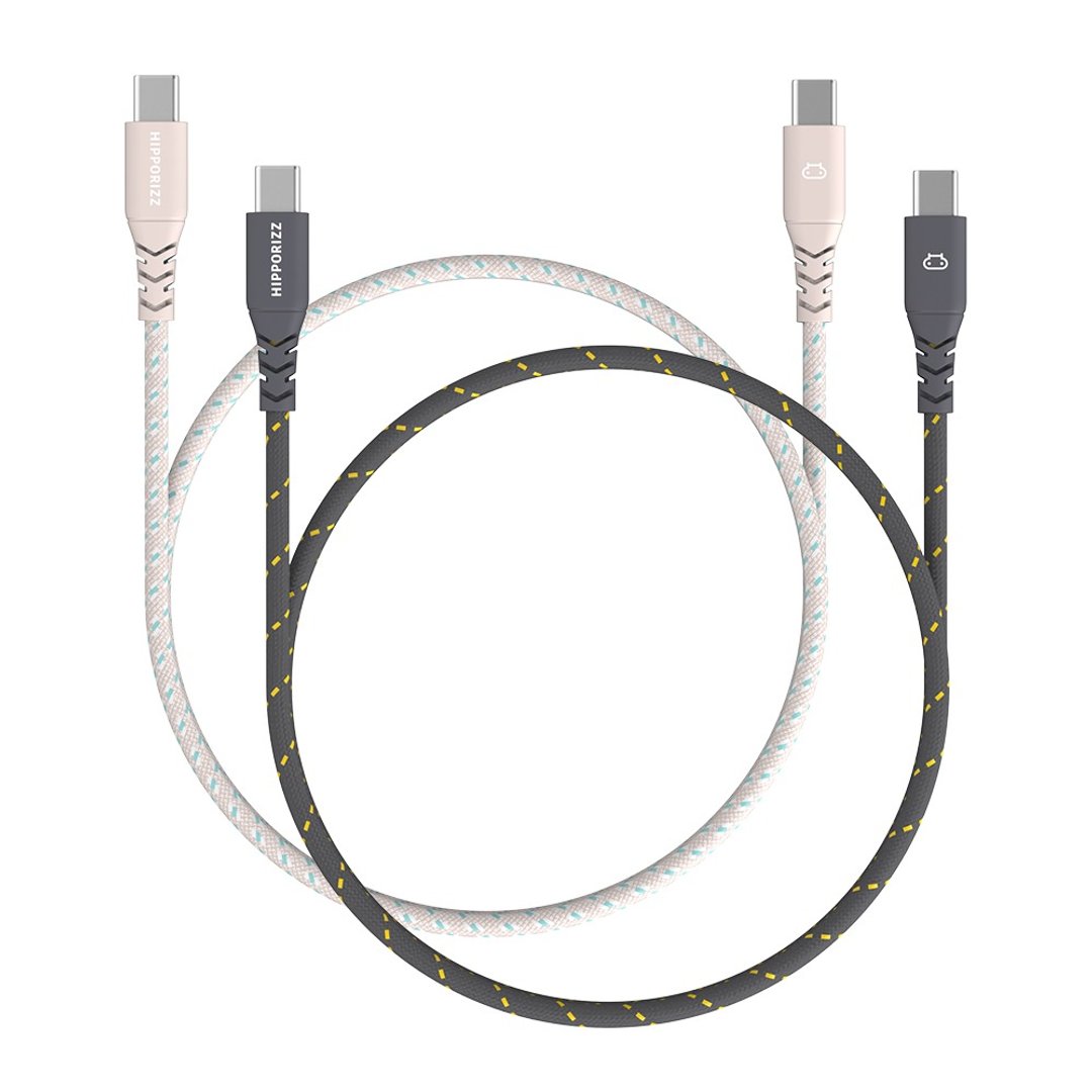 Hipporizz CAVO 1.5M C to C 双色充电传输编织线 60W - 充电宝/传输线 - 尼龙 