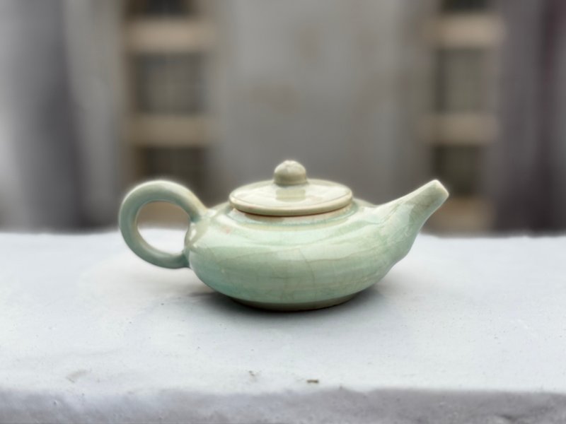 青瓷扁壶 - 茶具/茶杯 - 瓷 绿色