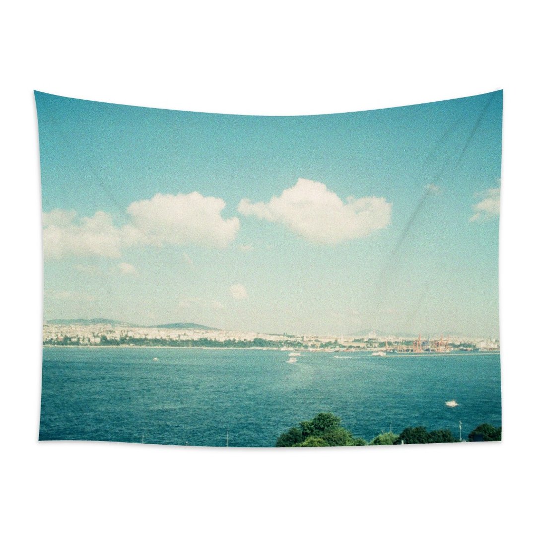 路途上-壁幔Wall Tapestry-墙壁装饰壁画 居家布置挂画 礼物推荐 - 墙贴/壁贴 - 聚酯纤维 蓝色