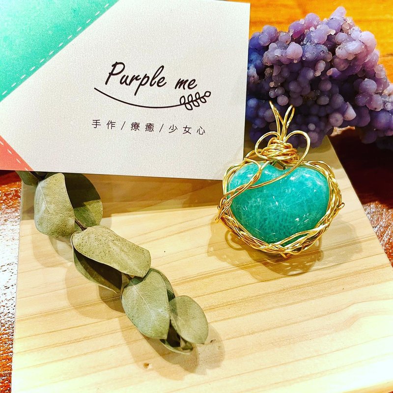 天河石项链 生命的律动 - 项链 - 半宝石 绿色